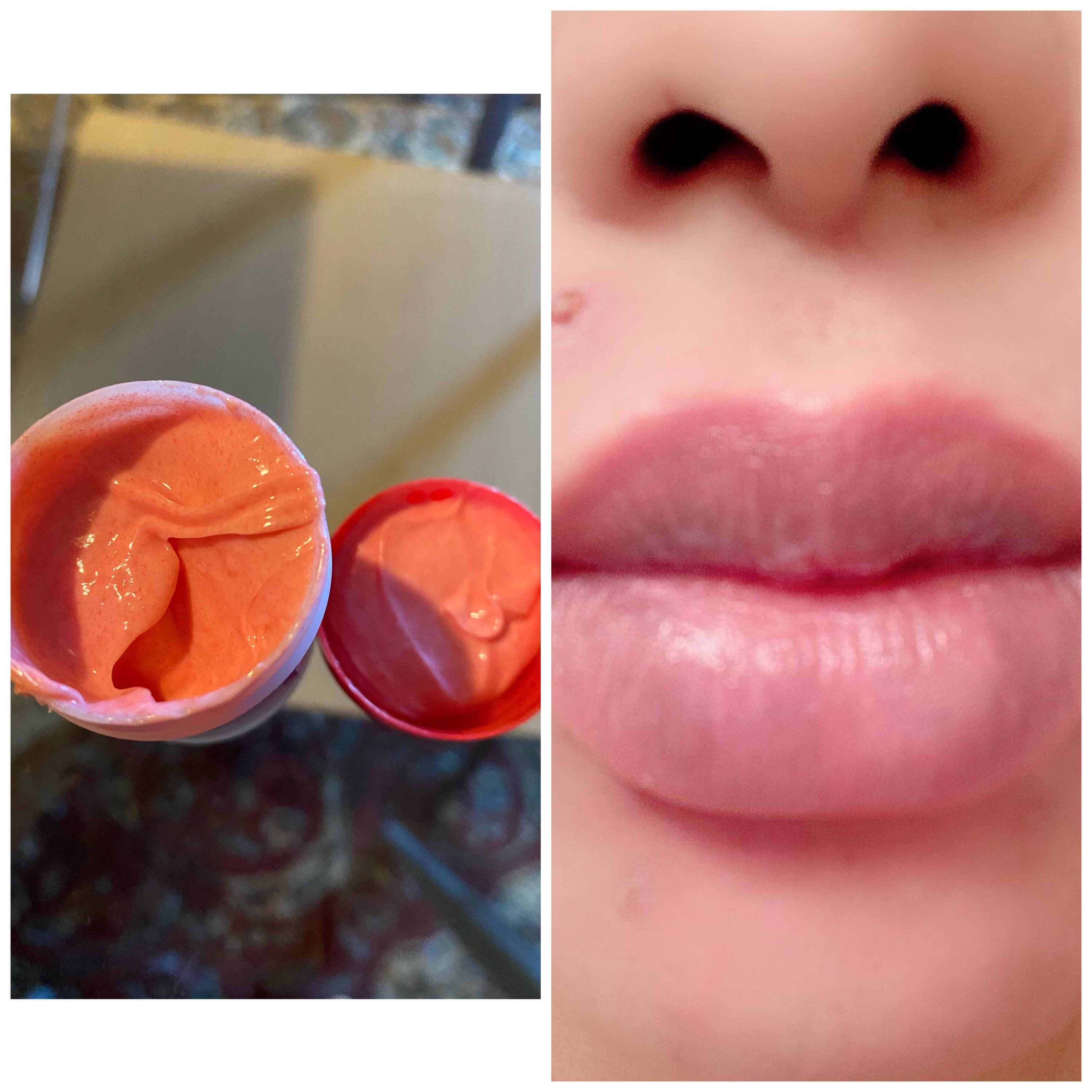 Pink Lips Balm Etsy