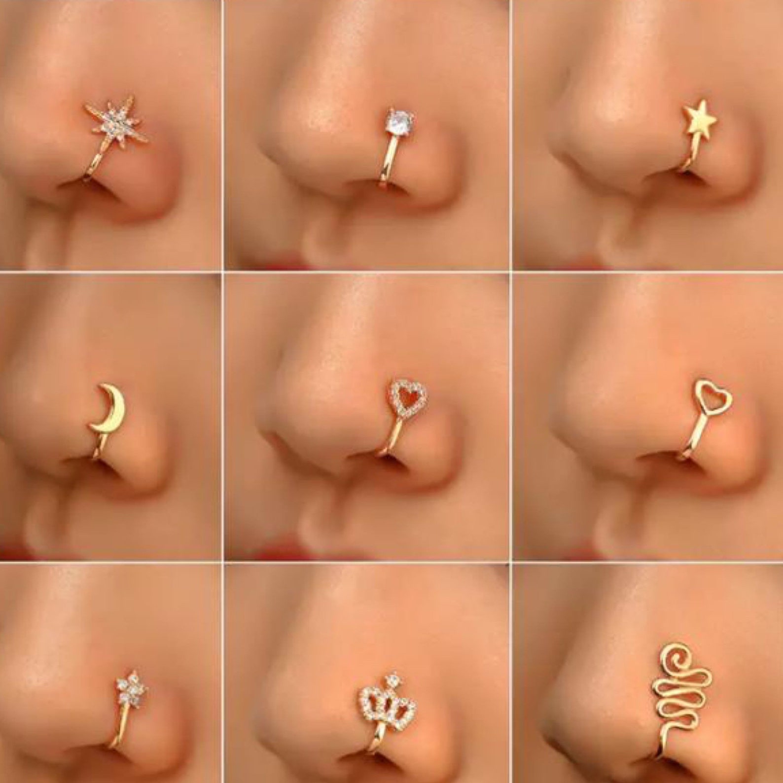 12 Nose Rings ideas | nose, nose jewelry, nose piercing Where can i find nose rings