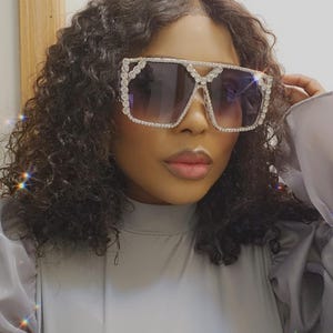 Oversized Square Sunglasses for women bild 2