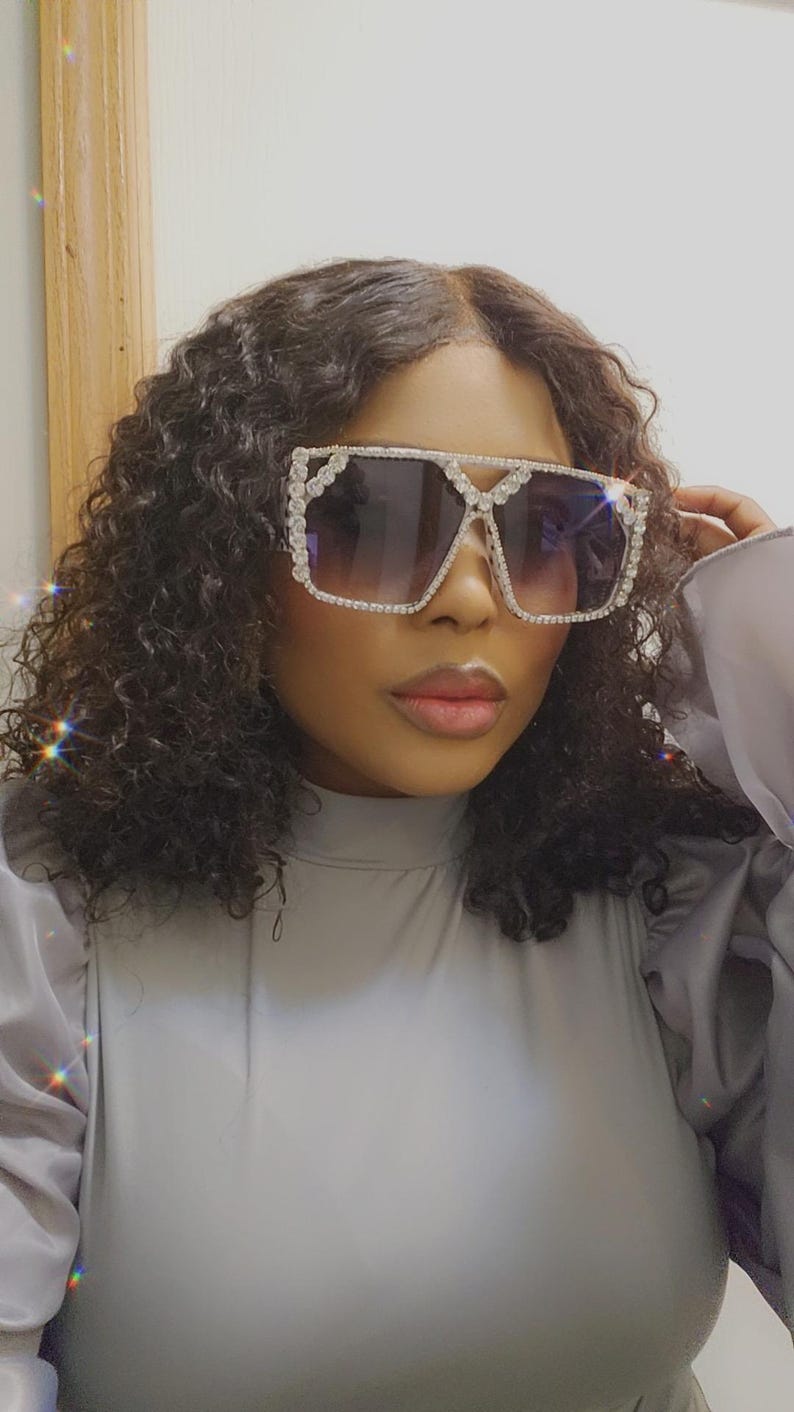 Oversized Square Sunglasses for women bild 2