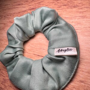 Super Soft Pistachio Green Scrunchie | Gift Ideas | Hair Accessories | Hair Tie | Scrunchies