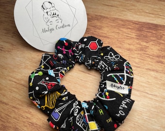 Narrow Science Scrunchie | Chemistry Gift Ideas | Hair Accessories | Hair Ties | Scrunchies | Handmade in Ontario