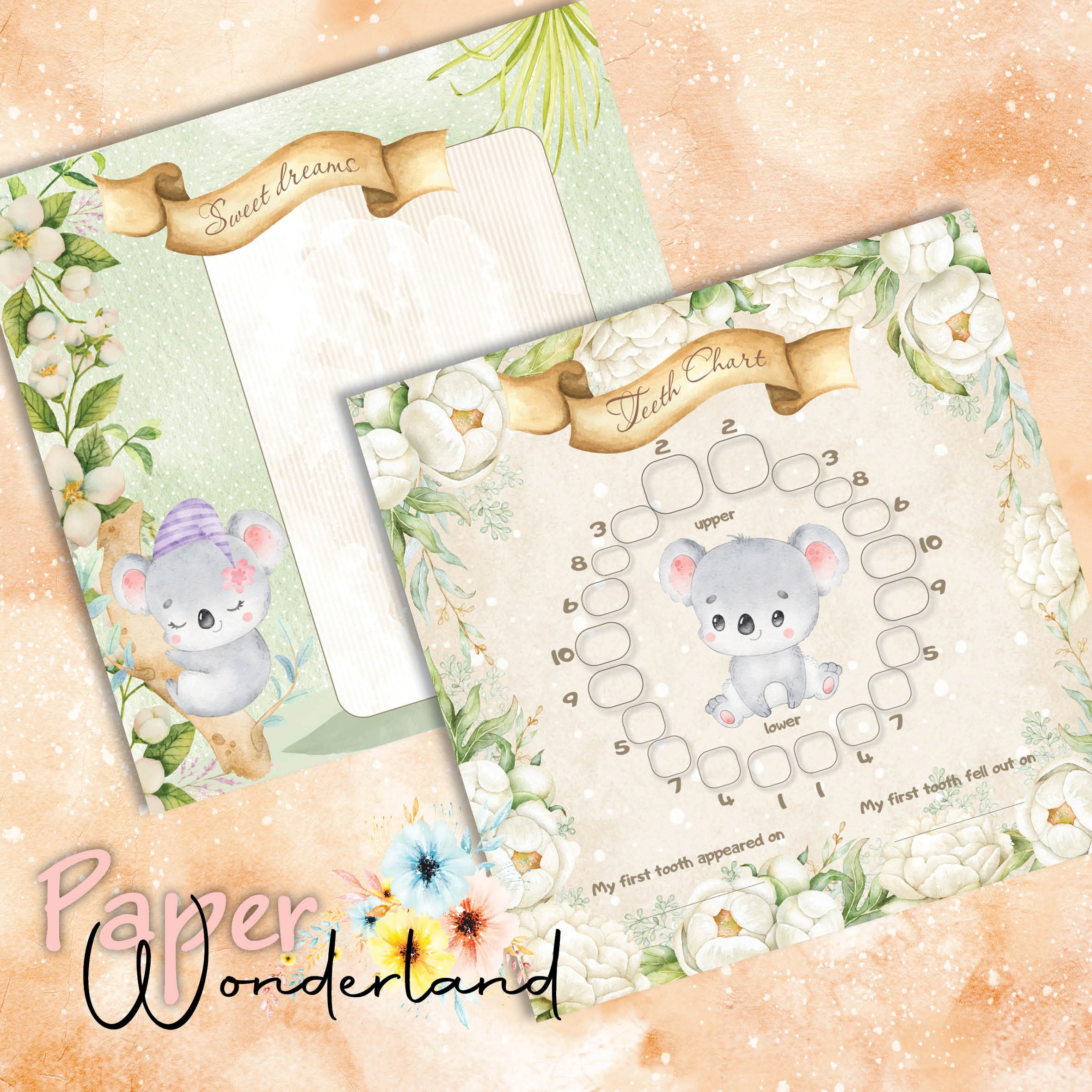 First Year Baby Book Template Printable Printable Baby Book Etsy