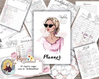 Nail Master Planner: Fashion Agenda Page Inserts (Digital Download)