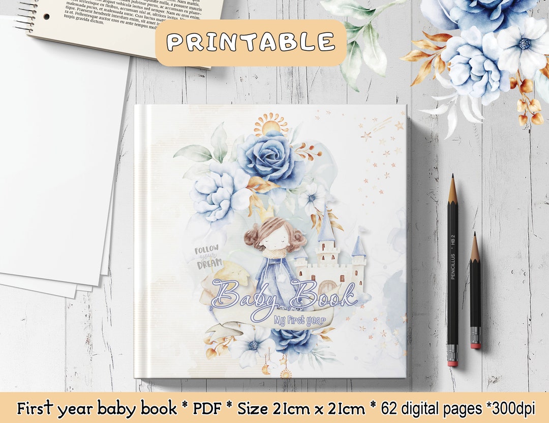 Baby's First Year Journal, Milestone Recording Book, Printable Log ...