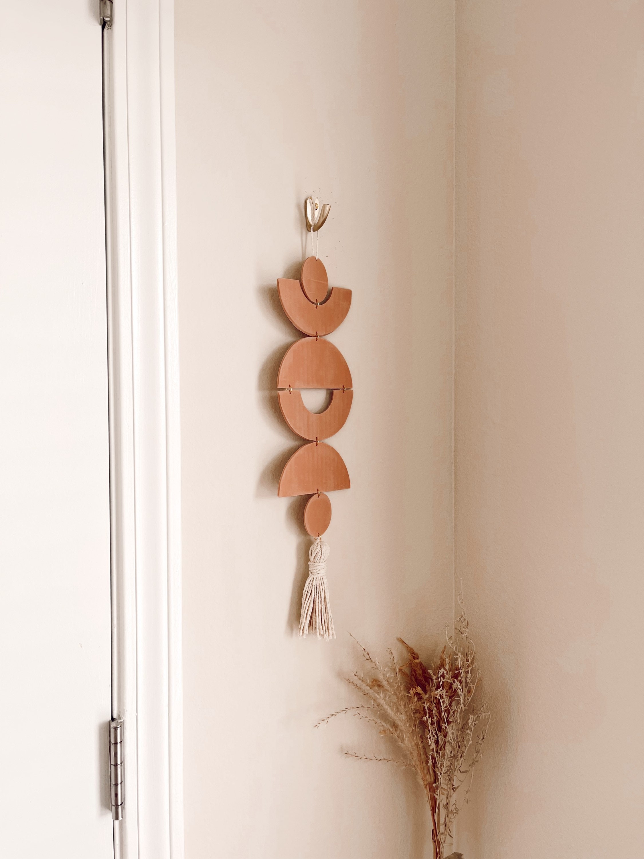 Terracotta clay wall hanging Etsy