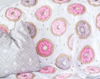 Premium Crochet Pattern - The Donut Blanket