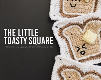 Toast Grandma Square Häkelanleitung, fortgeschrittene Stufe (PDF-Muster)
