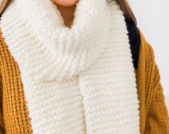 Patrón de punto - Bufanda Hygge