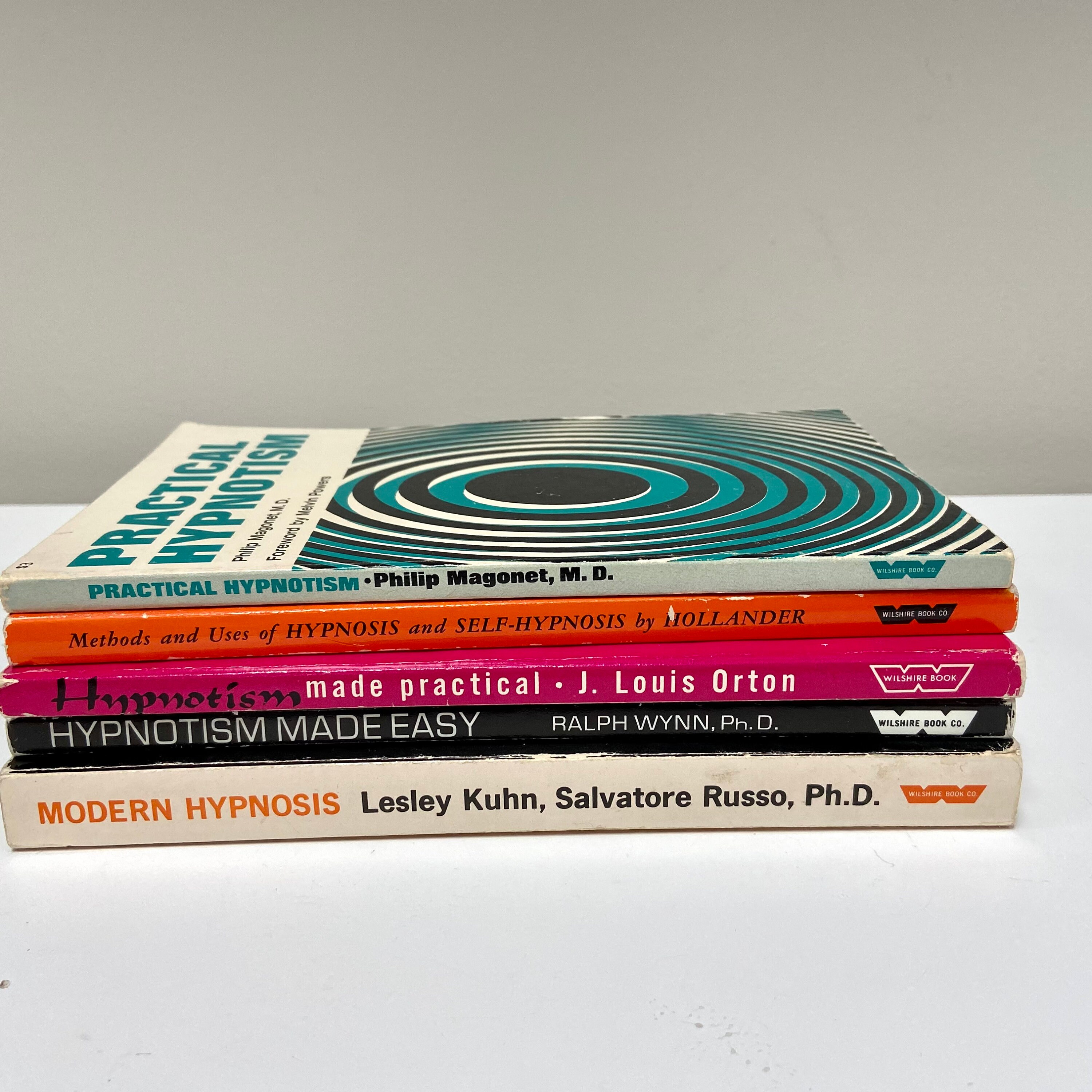 Set of 5 books on Hypnosis vintage hypnosis books Hypnosis Etsy