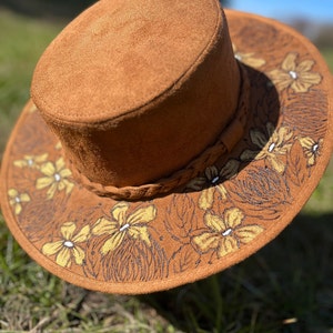 Shimmery Flower Hat