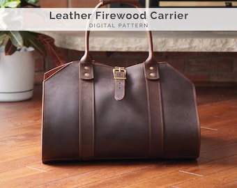 Leather Firewood Carrier Pattern
