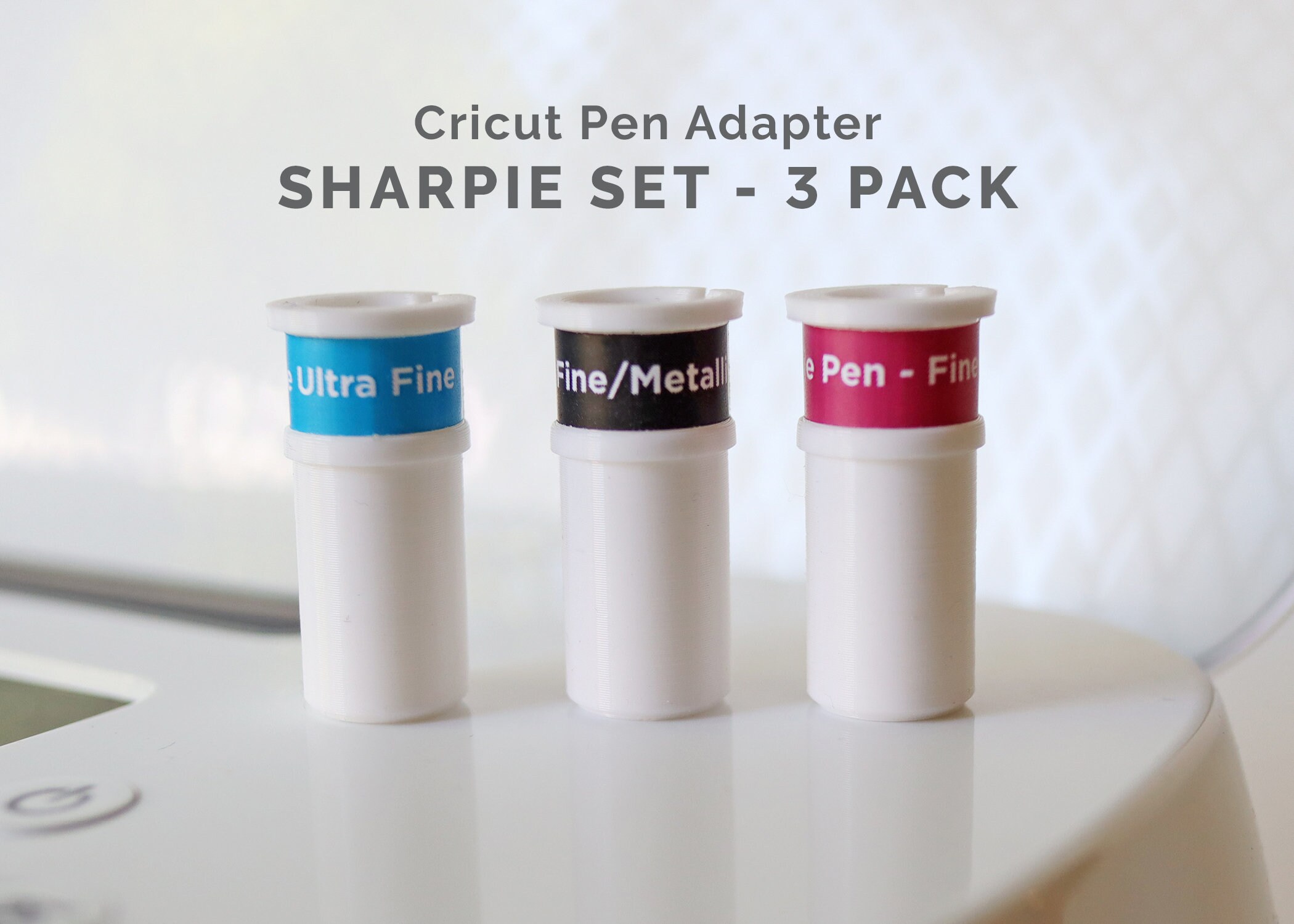 Sharpie 3 Pack Adapter Set Cricut Pen Adapter for Explore Etsy