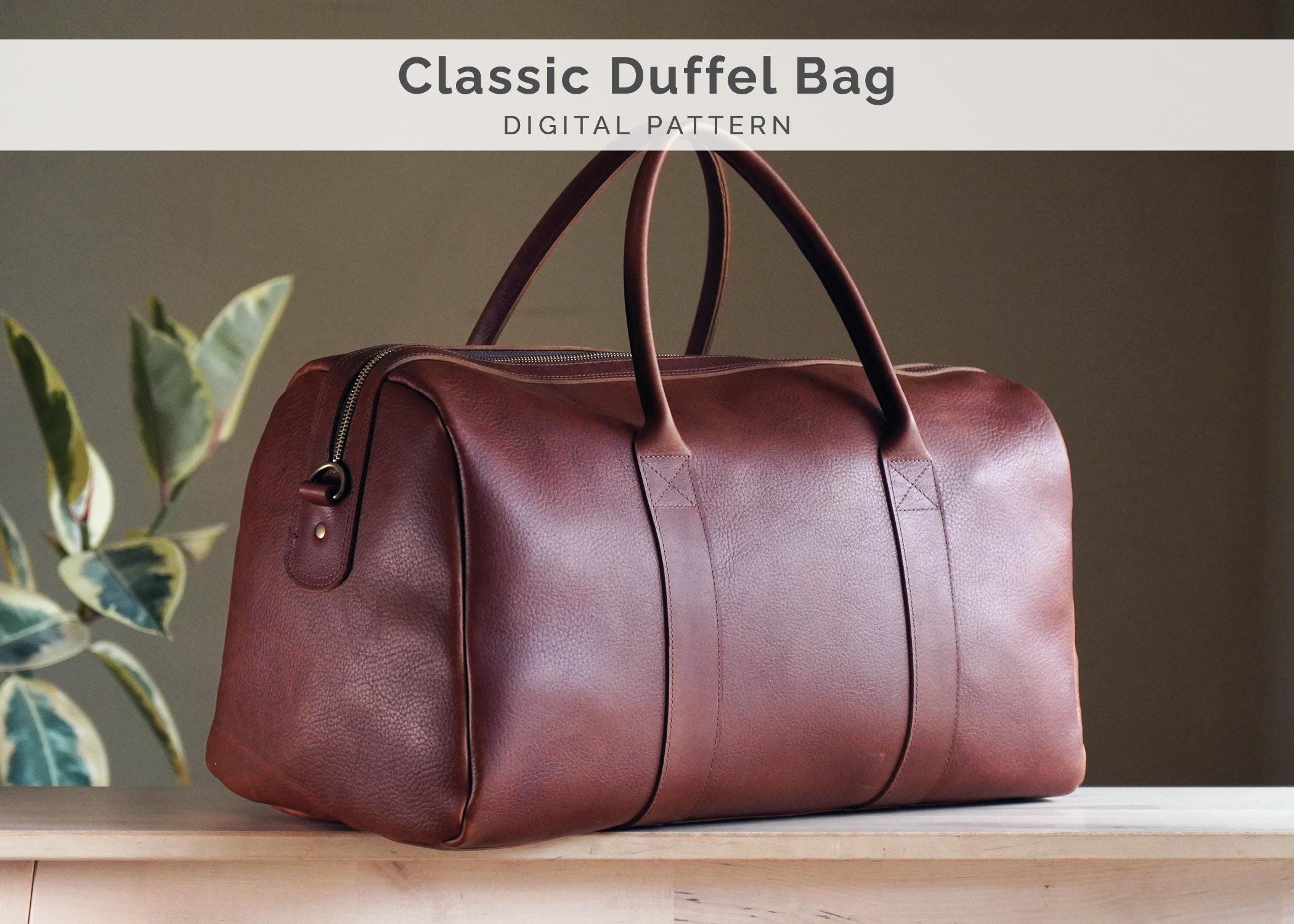 Sac de Voyage Femme Luxe Cuir Souple ┃ Grand Format Élégant & Pratique
