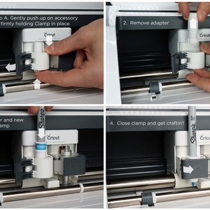 Sharpie 3 Pack Adapter Set Cricut Pen Adapter for Explore Air, Air 2, Air 3 and Maker, Maker 3 image 4