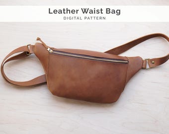 Waist Bag Leathercraft Pattern