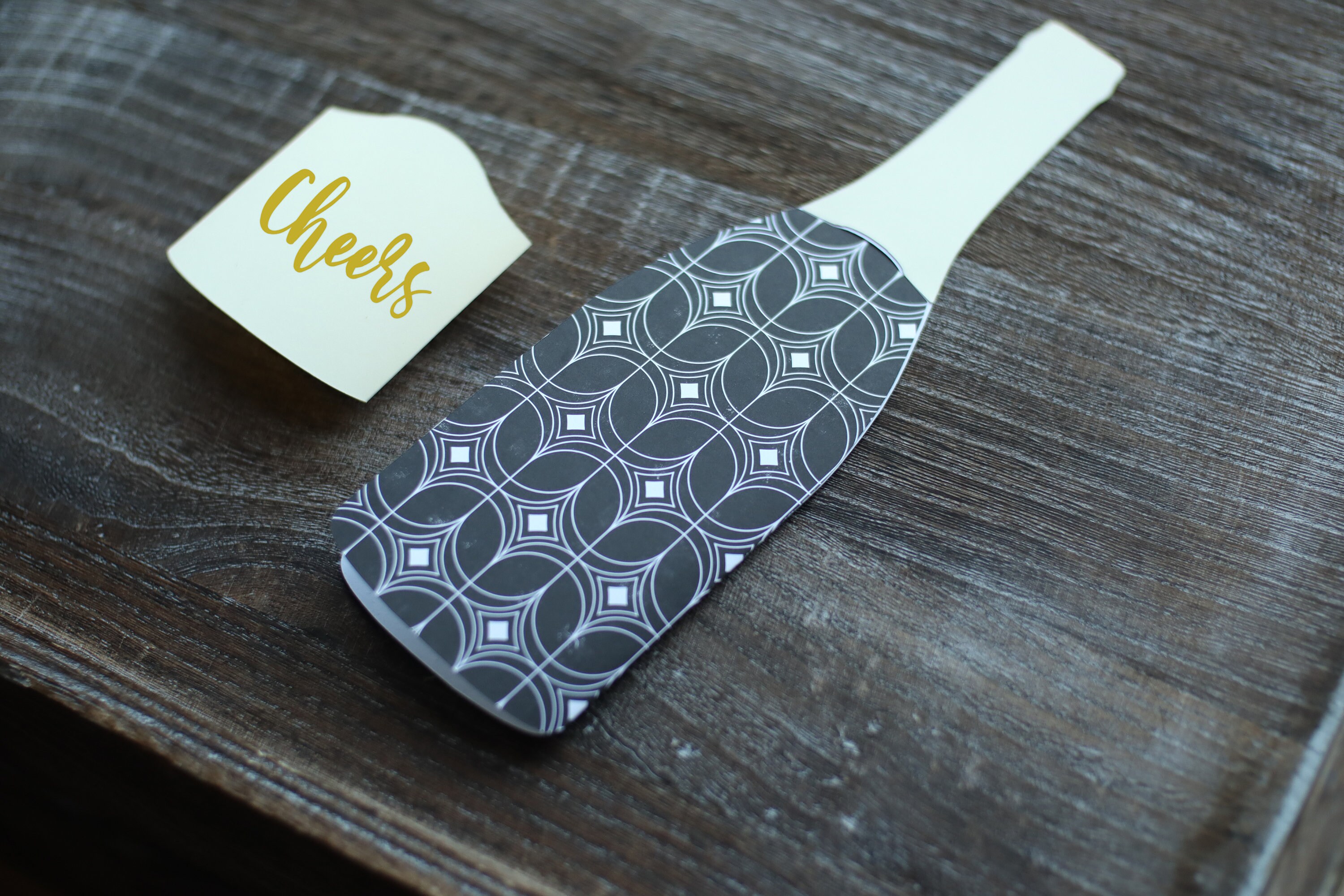 Wine Bottle Gift Card Template Gift Idea for Best Friend - Etsy