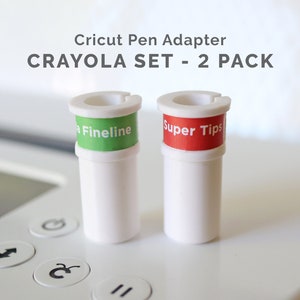 Crayola 2 Pack Adapter Set Cricut Pen Adapter for Explore Air, Air 2 and Maker image 1