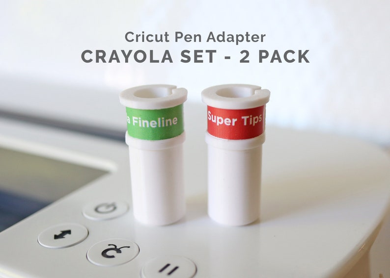 Crayola 2 Pack Adapter Set Cricut Pen Adapter for Explore Air, Air 2 and Maker image 1