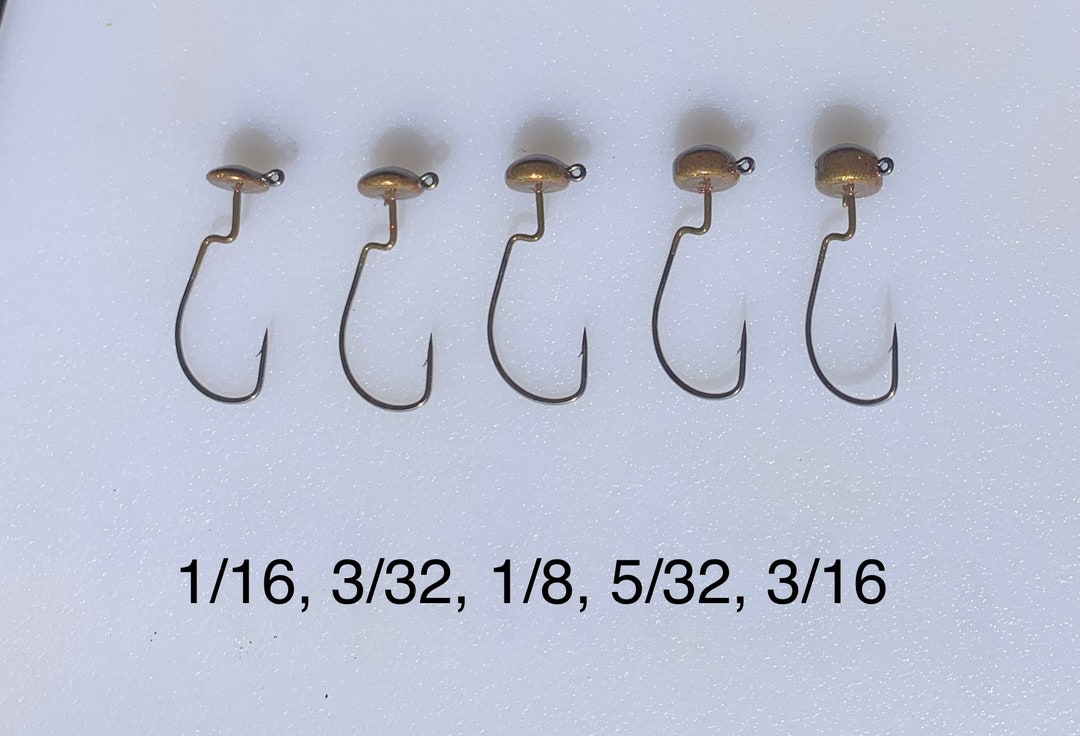 Grim Weedless NED Head Watermelon Red Etsy