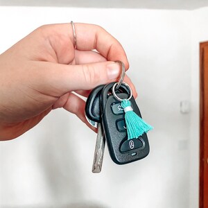 mini tassel keychain