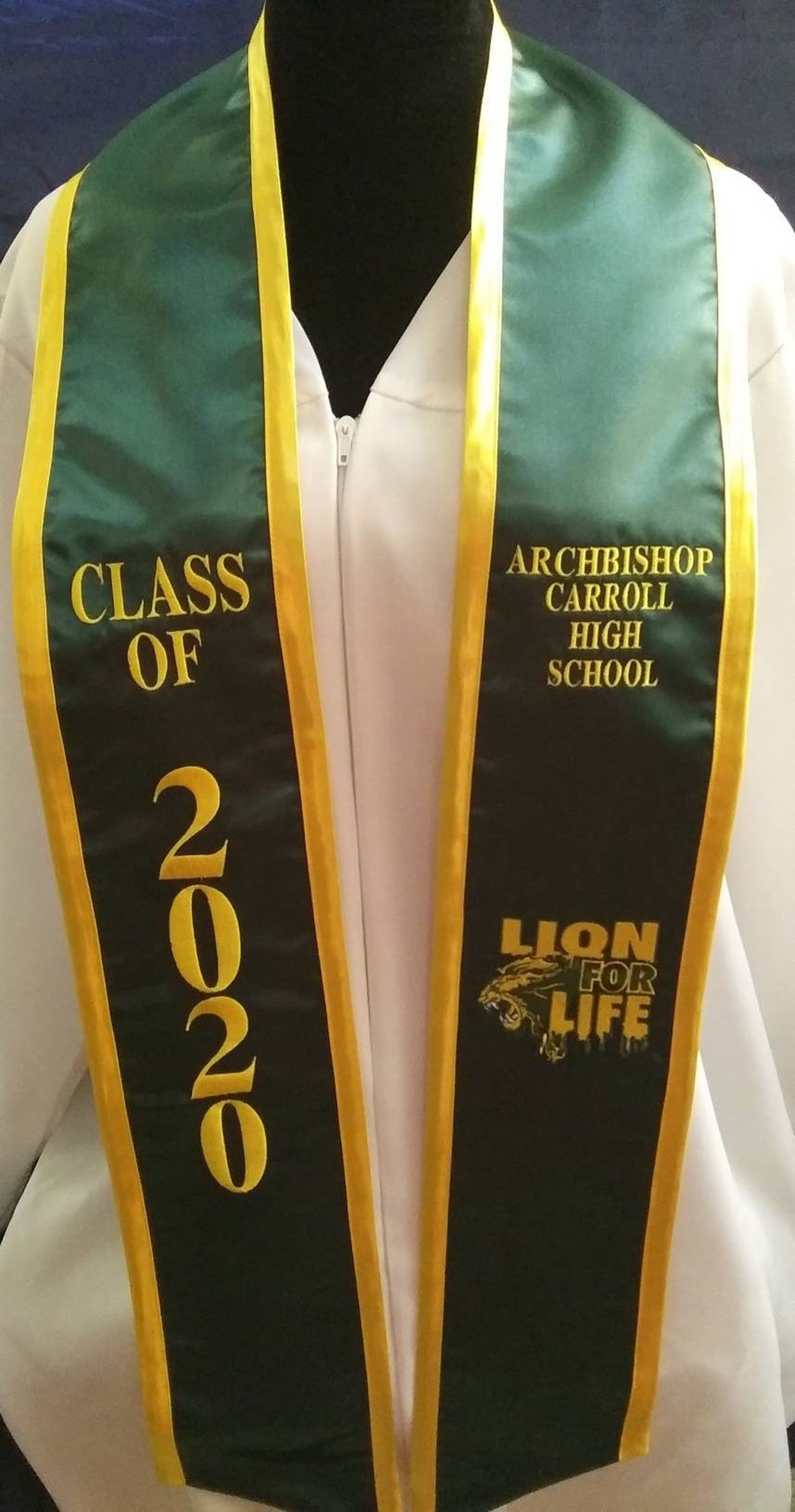Grad Stole Grad Sash Custom Grad Stole - Etsy