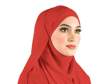 wholesale chiffon Hijab wraps 1 dozen Chiffon shawls Wrap Hijab Headscarf With Caplet & Sashes To Tieback