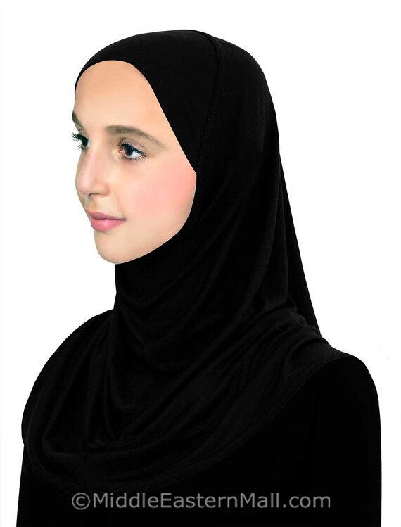Opnieuw schieten explosie Refrein Girl's Pre-Teen Amira Hijab Katoen 1 stuk Hoofddoek - Etsy België