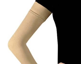 Cotton Arm Sleeves  Long Stretchy Breathable 1 Pair of  arm cover ,  long Arm sleeves Muslim accessories for women Fingerless gloves