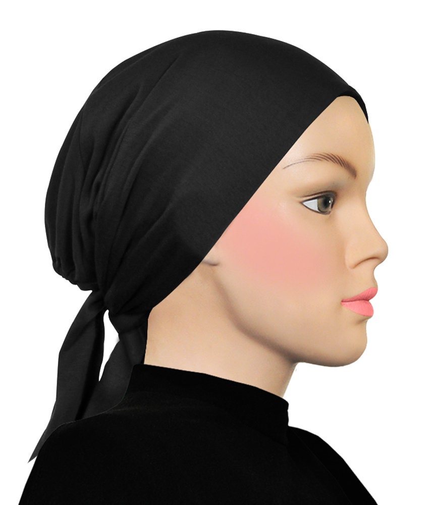 Underscarf Bonnet Cotton Hijab Cap With 