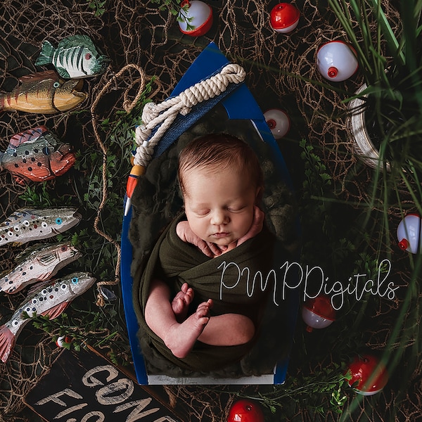 Newborn Fishing Etsy