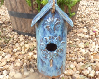 Birdhouse, Handmade Birdhouse, Ceramic Birdhouse