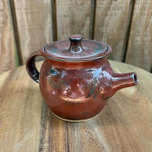 Tea Pot, Pottery Tea Pot, Ceramic Tea Pot Lovers, Handmade