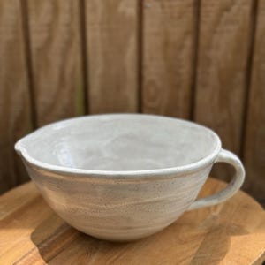 Batter Bowl, Large Serving Bowl, Ceramic Pottery bowl, Pottery mixing bowl, Stoneware bowl