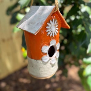 Birdhouse, Handmade Birdhouse, Ceramic Birdhouse