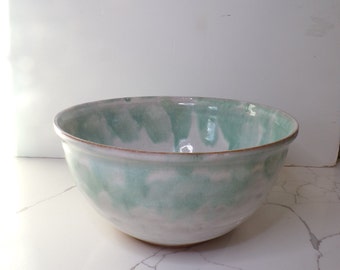 Large Serving Bowl, Ceramic Pottery bowl,  Pottery mixing bowl, Stoneware bowl
