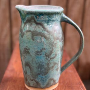 Pitcher, Hand Thrown Pitcher, Handmade Pitcher, Pitcher, Ceramic Pitcher, Stoneware Pottery,