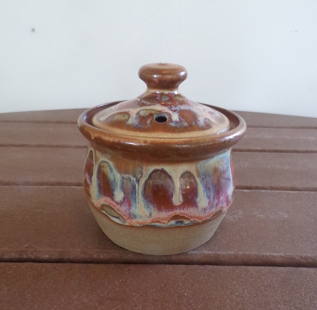 Egg Poacher by Black Rock Falls Potterypottery Egg Etsy