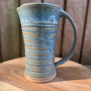 Pitcher, Hand Thrown Pitcher, Handmade Pitcher, Pitcher, Ceramic Pitcher, Stoneware Pottery,
