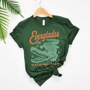 Everglades T-shirt Florida National Park Vintage-Style Unisex Tee