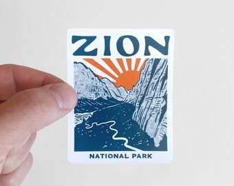Zion National Park Utah Sticker