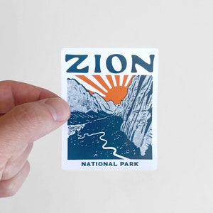 Zion National Park Utah Sticker