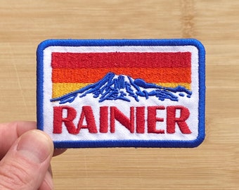 Patch do Monte Rainier, patch de montanha bordado do Parque Nacional de Washington