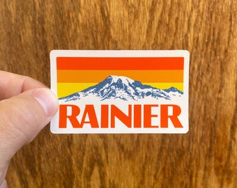 Mt Rainier National Park Washington Mountain Sticker