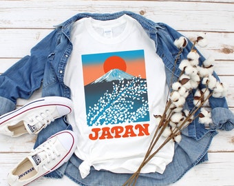 Vintage Japan Classic Mt. Fuji Retro Unisex T-Shirt