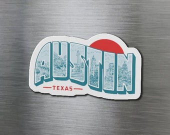 Austin Texas Refrigerator Magnet