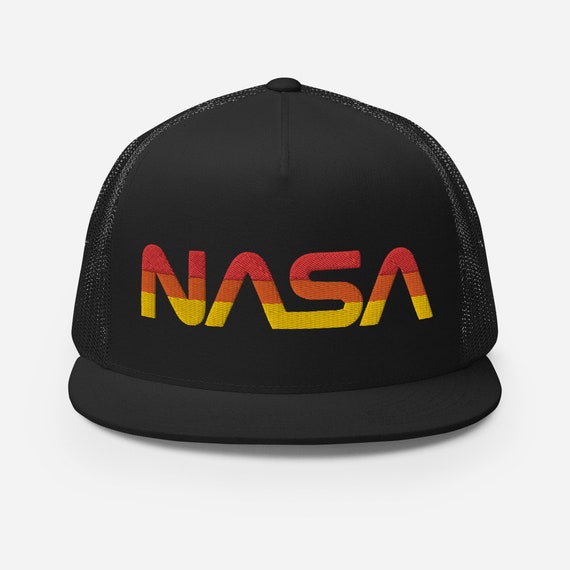 Retro NASA Hat Space Vintage Mesh Back 
