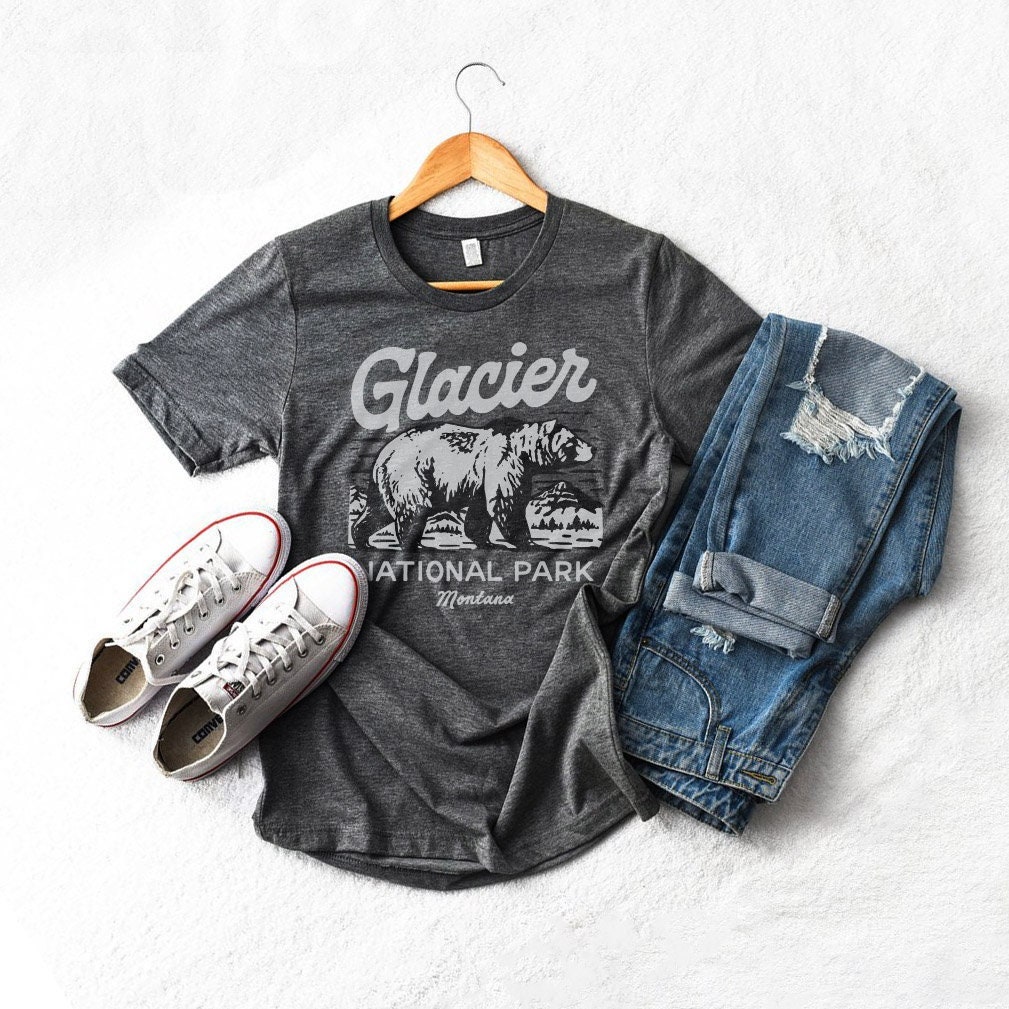 Glacier National Park Shirt Mountaintshirt Montana Gifts Montana T Shirt  Men or Women 
