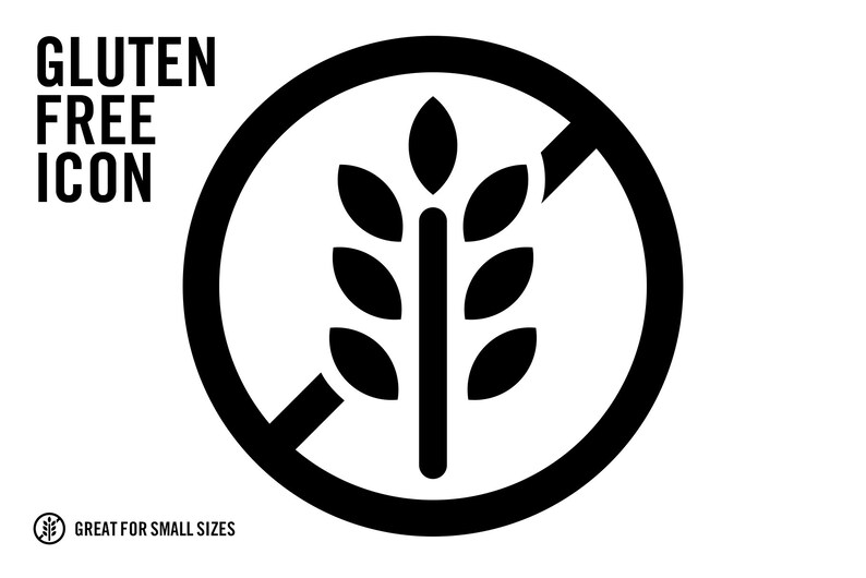 Download Gluten-Free SVG Icon Vector Symbol | Etsy