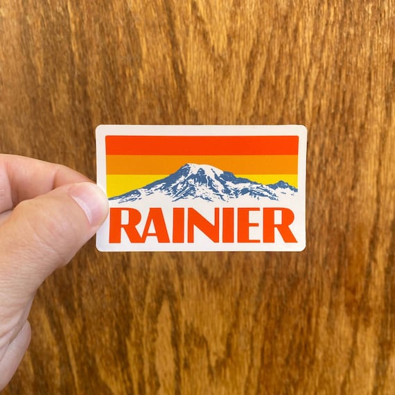 Mt Rainier National Park Washington Mountain Sticker
